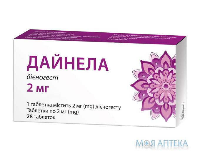 Дайнела таблетки по 2 мг №28 у бліс.