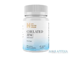 Цинк хелат (My Nutri Week) Май Нутрі Вік капсули по 30 мг №60