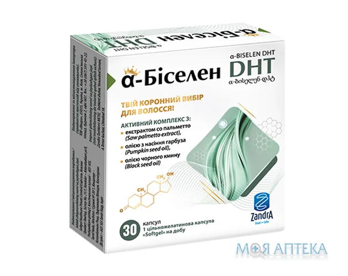 Альфа-Біселен DHT капс. №30