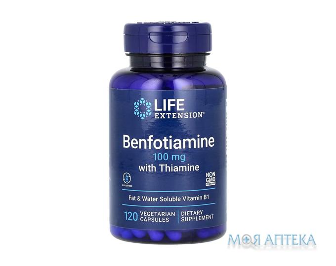 Life Extension (Лайф Екстеншн) Бенфотіамін з тіаміном капс. 100 мг фл. №120