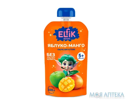 Пюре Elfik Magic Яблуко Манго 100 г