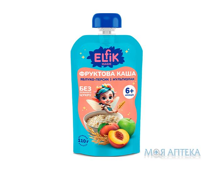 Каша фруктова Elfik Magic Яблуко Персик Мультизлак 110 г