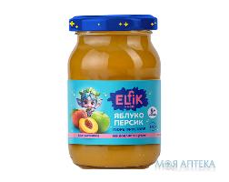 Пюре фруктовое детское ELFIK MAGIC (Эльфик меджик) яблоко, персик банка 170 г