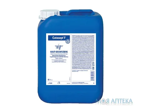 Кутасепт Ф розчин д/зовн. заст., спирт. по 5 л у флак. пласт.