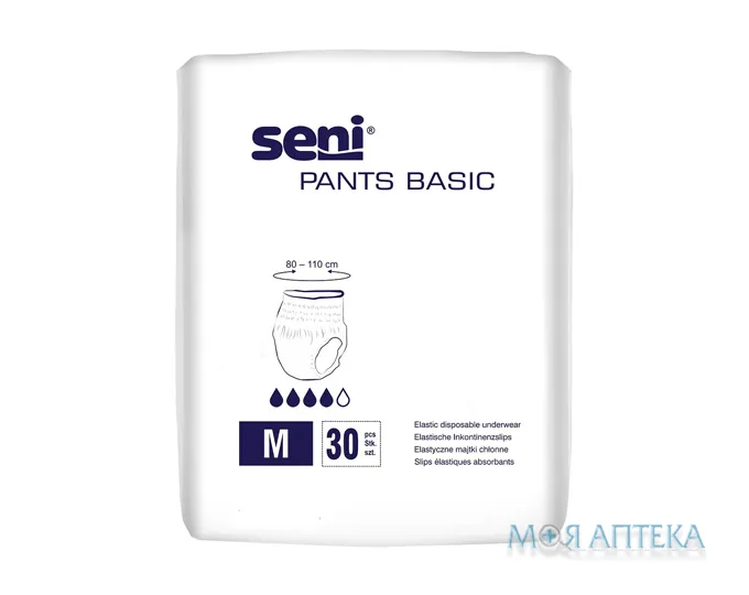 Seni (Сені) Підгузки-труси для дорослих Basic Medium №30