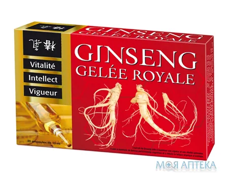 Женьшень з маточним молочком Нутрі Експерт (Nutri Expert) розчин ор. по 10 мл в амп. №20