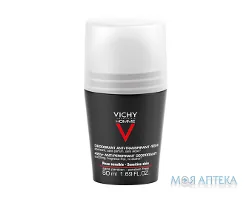 Віші Ом (Vichy Homme) Дезодорант-антиперспірант інтенсивний 72 години захисту кульковий 50 мл