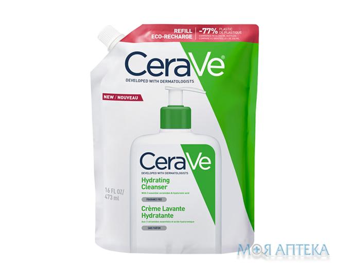 СераВе (CeraVe) эмульсия увлажняющая для лица и тела 473 мл для очищ. норм. и сухой кожи	(рефил)