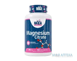 Haya Labs (Хайя Лабс) Магнію цитрат капсули 400 мг №120