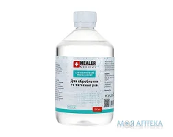 Антисептичний розчин Healer Medical (Хілер Медікал) стерильний для оброблення та загоєння ран 500 мл