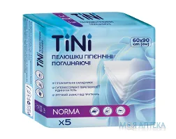 Пелюшки гігієнічні Tini (ТіНі) Norma 60 х 90 см №5