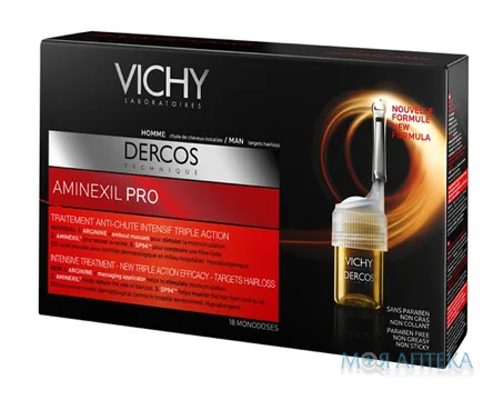 Vichy Dercos (Віші Деркос) Аминексил ПРО интенс.ср-во д/мужчин 6 мл №12