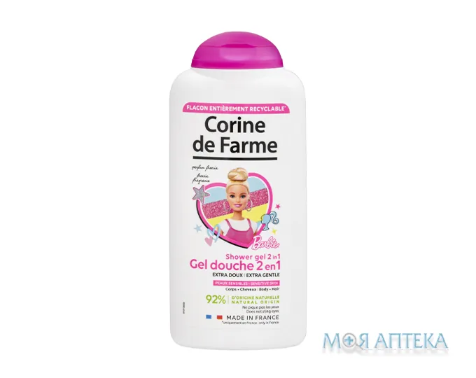 Корін Де Фарм (Corine De Farme) Гель для душу 2 в 1 Барбі 300 мл