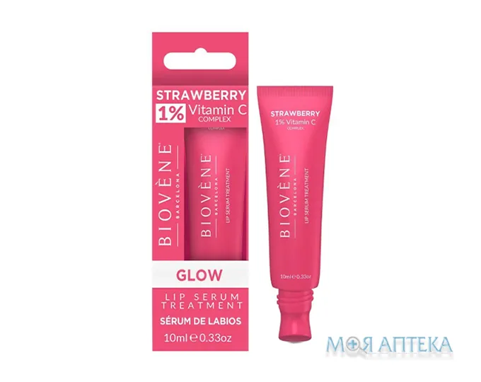 Біовен (Biovene) Бальзам для губ захисний з вітаміном С полуниця 10 мл