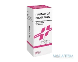 Протаргол краплі вуш./наз., р-н 0,5% по 10 мл у флак. №1