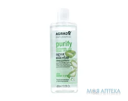 Agrado (Аградо) Міцелярна вода для зняття макіяжу з Алое Вера 400 мл