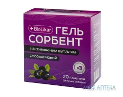 Гель сорбент BioLikar (Біолікар) смородиновий №20 пак.