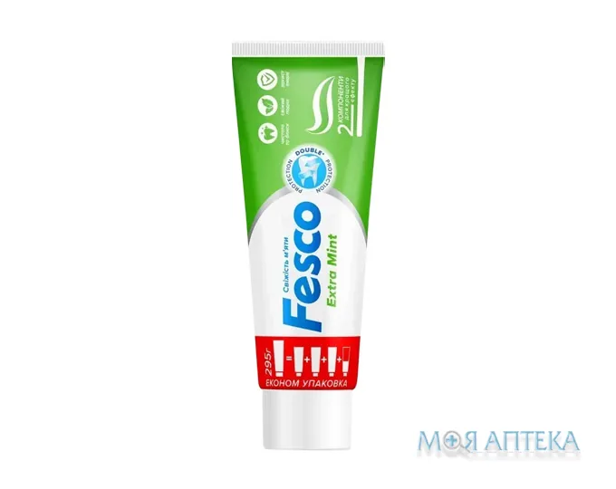 Зубна паста Fesco (Феско) Extra Mint 250 мл