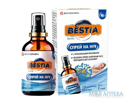 Бестіа Спрей на ніч фл. 20 мл