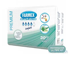 Підгузки для дорослих Фармекс Преміум (Farmex Premium) Super Medium №30