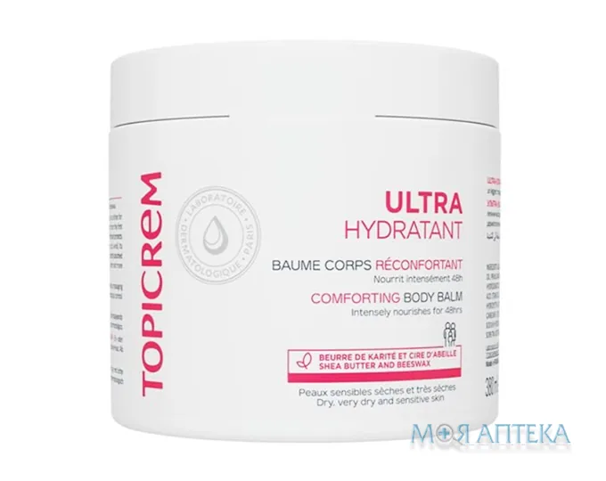 Топікрем Ультра Гідратант Боді (Topicrem Ultra Hydratante Body) Ультразволожувальний заспокійливий, 380 мл
