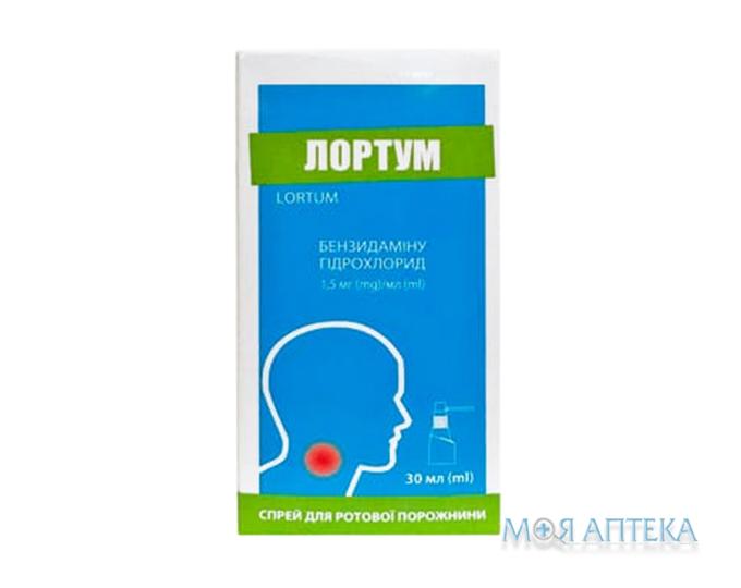 Лортум розчин д/рот. порож. по 120 мл фл.