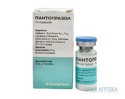 Пантопразол порошок для р-ну д/ін. по 40 мг №1 у флак.