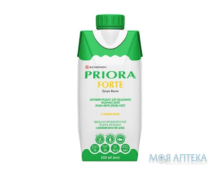 Пріора Форте для спеціальних медичних цілей зі смаком ванілі 330 мл