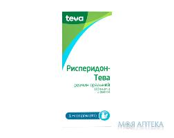 Рисперидон-Тева р-р оральный 1 мг/мл фл. 100 мл во флак. с адапт. и доз. устр.