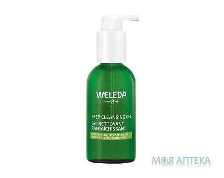 Weleda (Веледа) Гель для вмивання глибоке очищення для нормальної та комбінованої шкіри з органічним алое та гамамелісом 150 мл