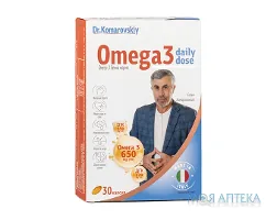 Др.Комаровський (Dr.Komarovskiy) Омега-3 Денна норма капсули №30 (15х2)