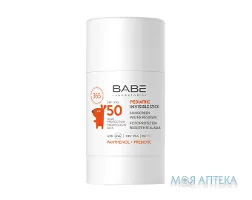 Babe Laboratorios (Бабе Лабораторіос) Сонцезахисний стік дитячий SPF50 невидимий з пантенолом і пребіотиком, для обличчя і тіла, 30 г