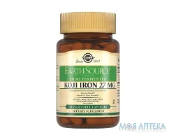 Солгар (Solgar) Залізо Ферментоване Коджі Айрон (Koji Fermented Iron) веганські капс. 27 мг №30