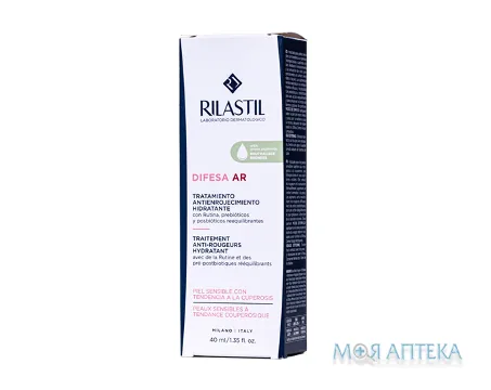 Ріластіл Діфеса АР Крем для обличчя проти почервоніння та видимих капілярів (Rilastil Difesa AR) 40 мл