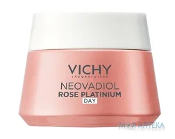 Vichy Neovadiol Rose Platinium (Віші Неовадіол Роуз Платінум) Крем для обличчя денний відновлюючий для зміцнення зрілої та тьмяної шкіри, 50 мл