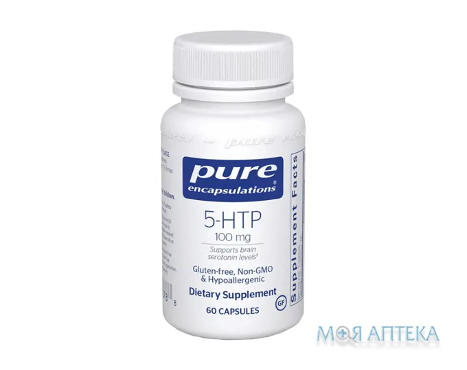 Pure Encapsulations (П`юр Енкапсулейшнс) 5-HTP (5-гідрокситриптофан) капс. 100 мг №60