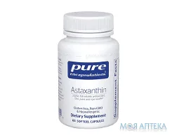 Pure Encapsulations (П`юр Енкапсулейшнс) Астаксантин капсули 4 мг №60