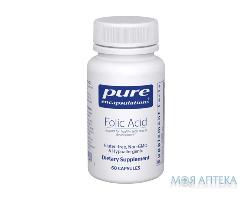 Фолиевая кислота PURE ENCAPSULATIONS (Пьюр Энкапсулейшн) во время планирования и ранних сроках беременности капсулы по 800 мкг флакон 60 шт