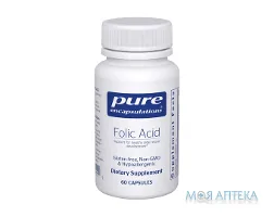 Pure Encapsulations (П`юр Енкапсулейшнс) Фолієва кислота капсули 800 мкг №60