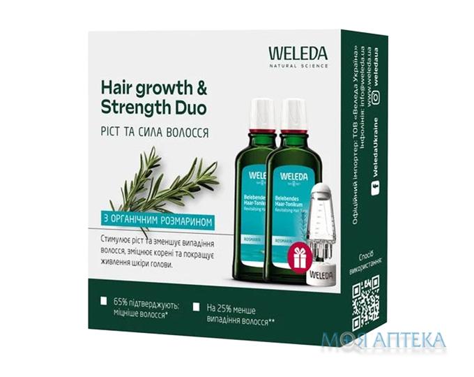 Weleda (Веледа) Тоник-стимулятор Рост и сила волос Набор 100 мл 2 шт + апликатор