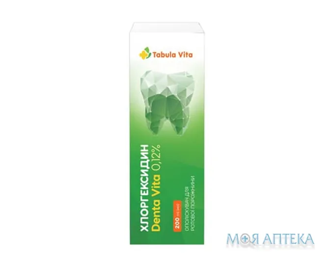 Хлоргексидин Denta Vita Tabula vita (Табула Віта) розчин 0,12% флакон 200 мл