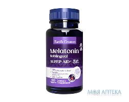 Мелатонін Earth`s Creation таблетки сублінгв. зі смаком вишні по 5 мг №60