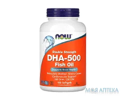 NOW (Нау) DHA 500 мг Докозагексаєнова кислота капсули №180