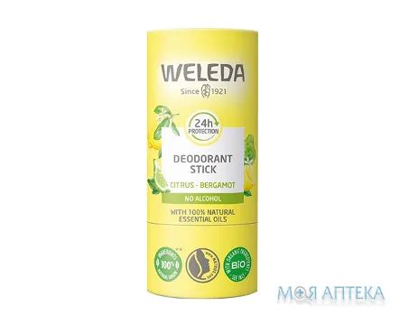 Weleda (Веледа) Дезодорант-стік цитрус-бергамот 50 г