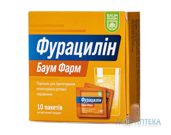 Фурацилін Baum Pharm порошок пак. 2 г №10