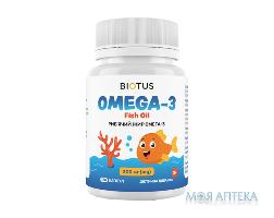витамины Biotus Омега-3 капс. д/детей 300 мг №120