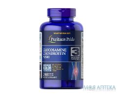 Puritan`s Pride (Пуританс Прайд) Глюкозамин хондроитин и МСМ каплеты №240