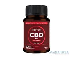 Biotus CBD (Біотус) КБД Канабідіол пастилки жувальні 25 мг зі смаком вишні №30
