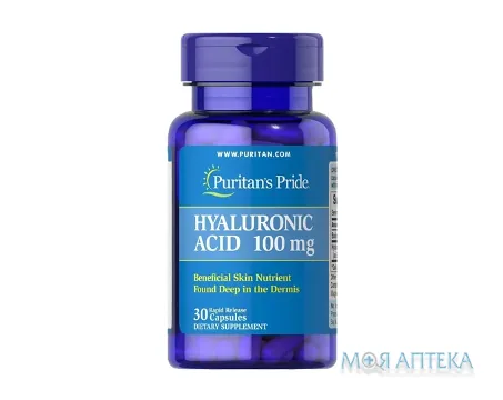 Puritan`s Pride (Пурітанс Прайд) Гіалуронова кислота капс. 100 мг №30