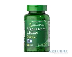 Puritan`s Pride (Пуританс Прайд) Магний цитрат каплеты 400 мг №90